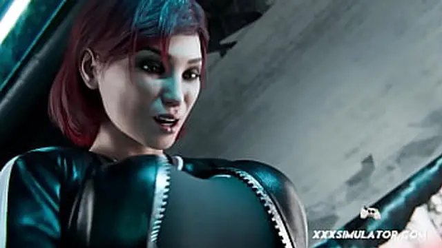 Blazing Mistress Dominates Mature Woman with Huge Digital Pole