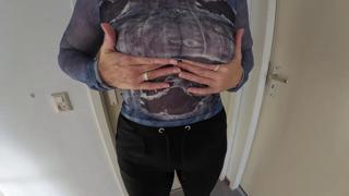 Masturbating to my massive melons in a dirty, wet, and wild way