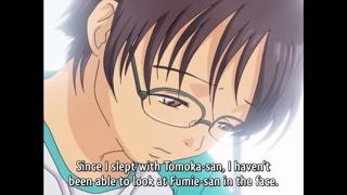 Blow job from a mature woman that instructs young guy intimately with subtitles.