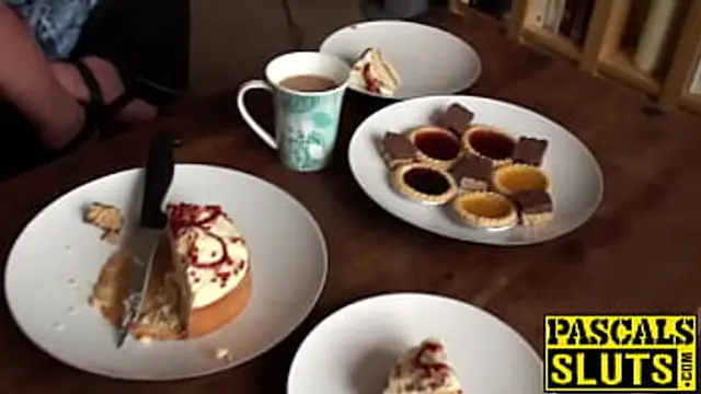 Delicious Mature Tempts Naive Guy and Teases Him