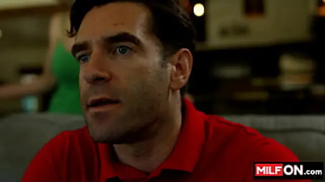 Busty blonde MILF seduces cable guy &mdash;  licks and sucks him raw - Dee Williams &mdash;  Axel Haze