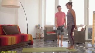 flexi mom rough fucked by her yoga instructor