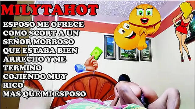 My husband offers me his chubby, mature friend like a whore for financial help