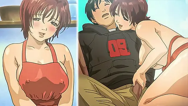 Hentai – Hot Stepmom Seduces Her Youthful Stepson [Uncensored] [Subtitled]
