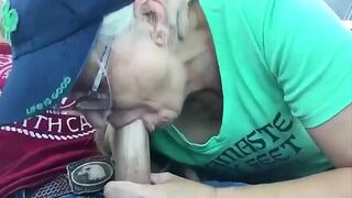 Hot Mature MILF Sucks Her Best Friend's Big Cock!