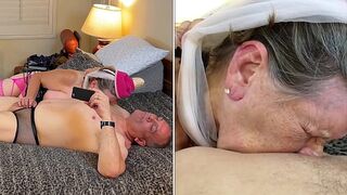 Granny Jeannie: Sucking Major Nelson’s Cock