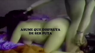 Angie, an unfaithful Argentinian mature, escapes to be a whore, enjoys, frees herself and submits, receiving hard and obeying until she feels the cum all over her face (she screams like a woman)