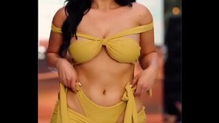Aunty hot walking public