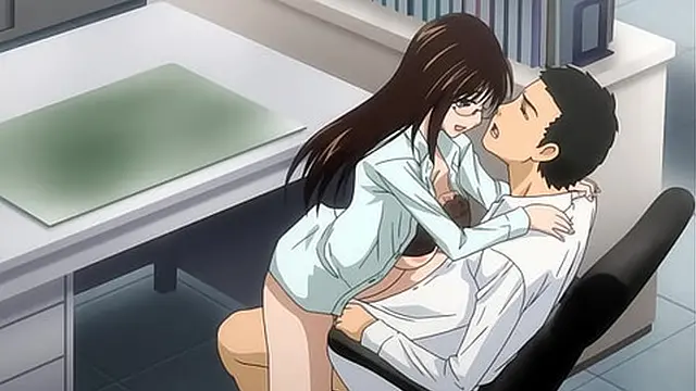 Office seduction unfolds as she takes control during a steamy break - Hentai [SUBTITLED]