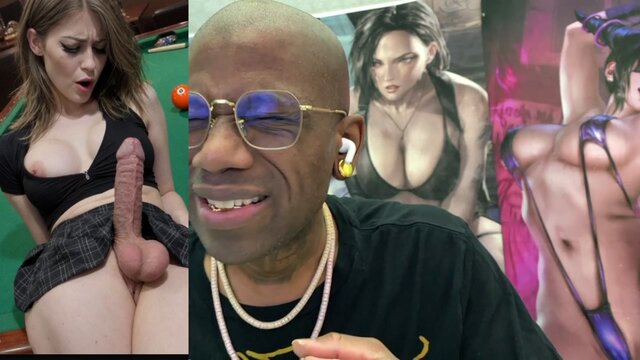 Trans girl getting rock-hard for you