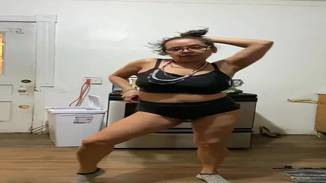 Hot Latina MILF Anna Maria shows off her big tits and tempting ass in